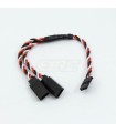 Conector futaba con cable trenzado 15 cm "Y"