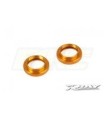 ADJUSTMENT RING SHOCK ABSORBER T4 ALUMINUM - ORANGE (2)