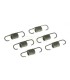 Short springs elbow-exhaust (6 units) - E1rc.com