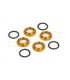 ADJUSTMENT RING ALUMINUM DAMPER + O-RING - ORANGE (4) - E1rc.com