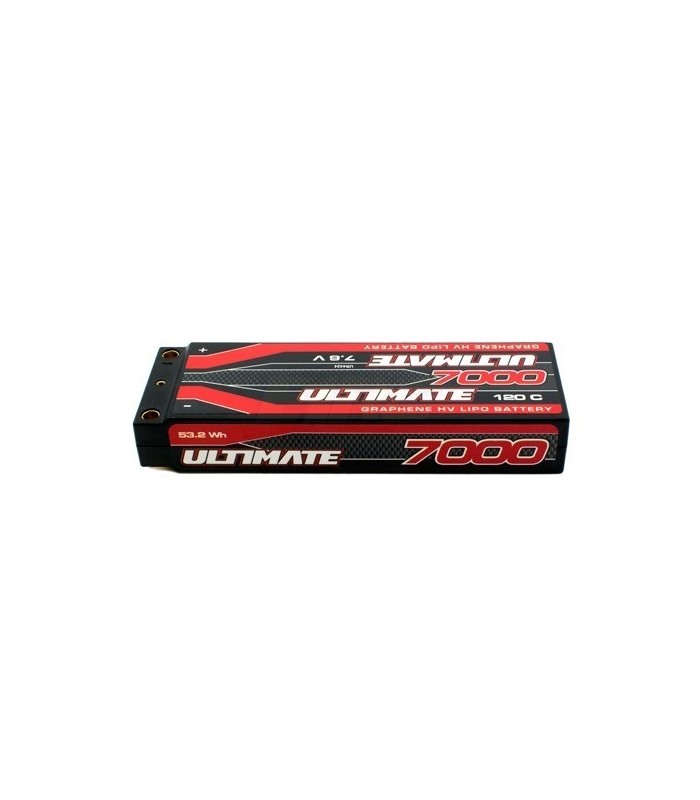 Bateria ultimate grafeno Hv lipo stick 7000mah 120c conexion 5mm - E1rc.com