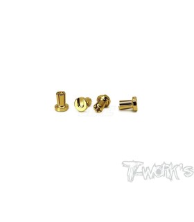 Pack 4 conectores 5mm para shorty T-works