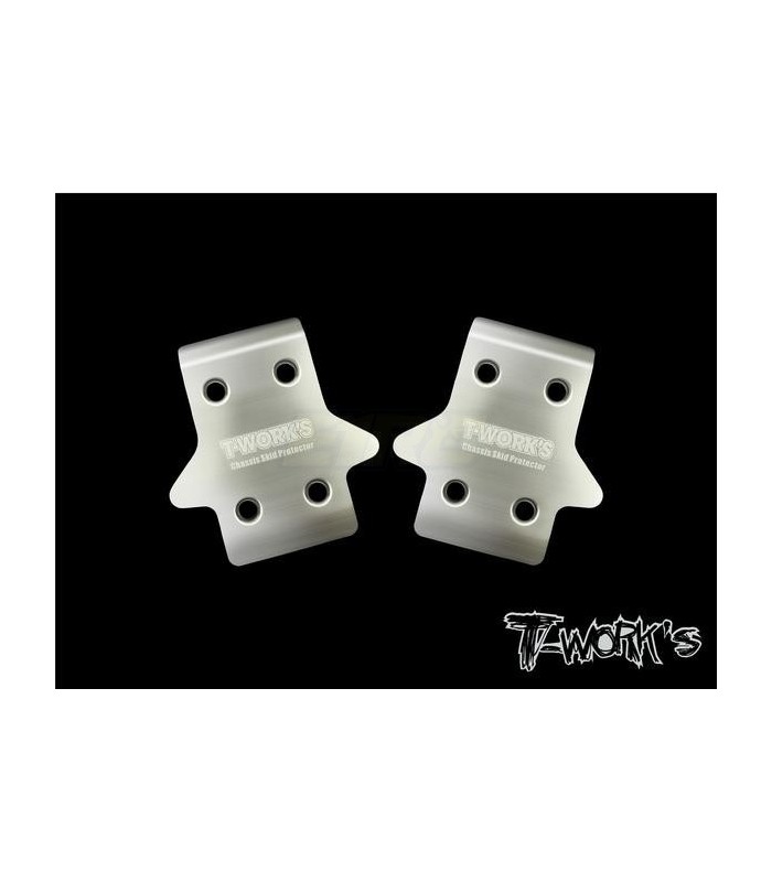 Front Chassis Protector T-Works MBX8 (2 pieces) - E1rc.com