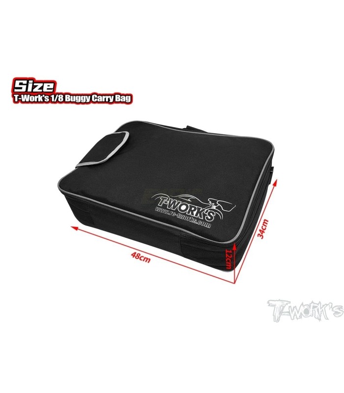 Maleta para coche 1/8 T-works (48*34*12cm) - E1rc.com