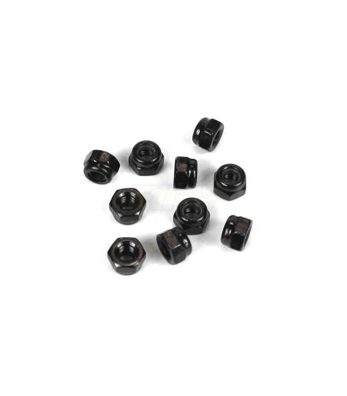 M4 Locknuts (black, 10pcs) - E1rc.com
